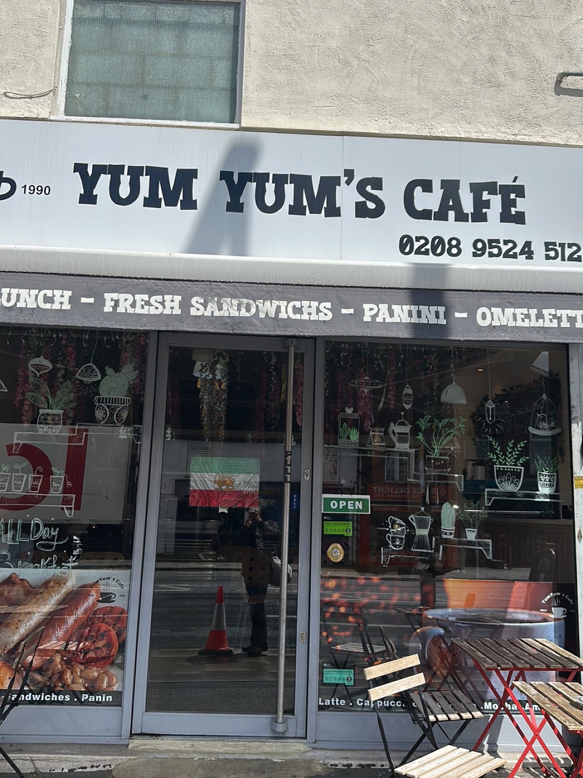 YumYums Cafe in Edgware London